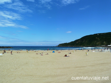 Playa de Zurriola, Donostia-San Sebastián.